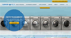 Desktop Screenshot of lakesidelaundry.com