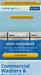 Mobile Screenshot of lakesidelaundry.com